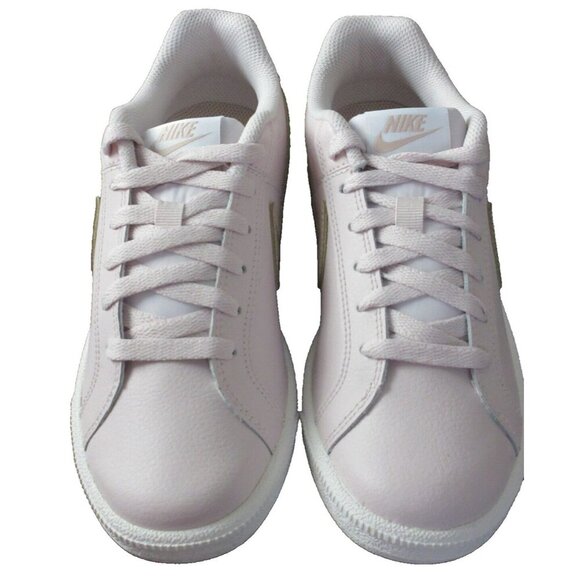 Nike Women's Court Royale Leather Shoes Barely Rose Pink Stone White Sizes NIB - Picture 4 of 6